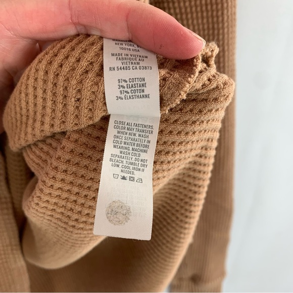 Offline by Aerie Waffle Knit Henley Top - Picture 8 of 8